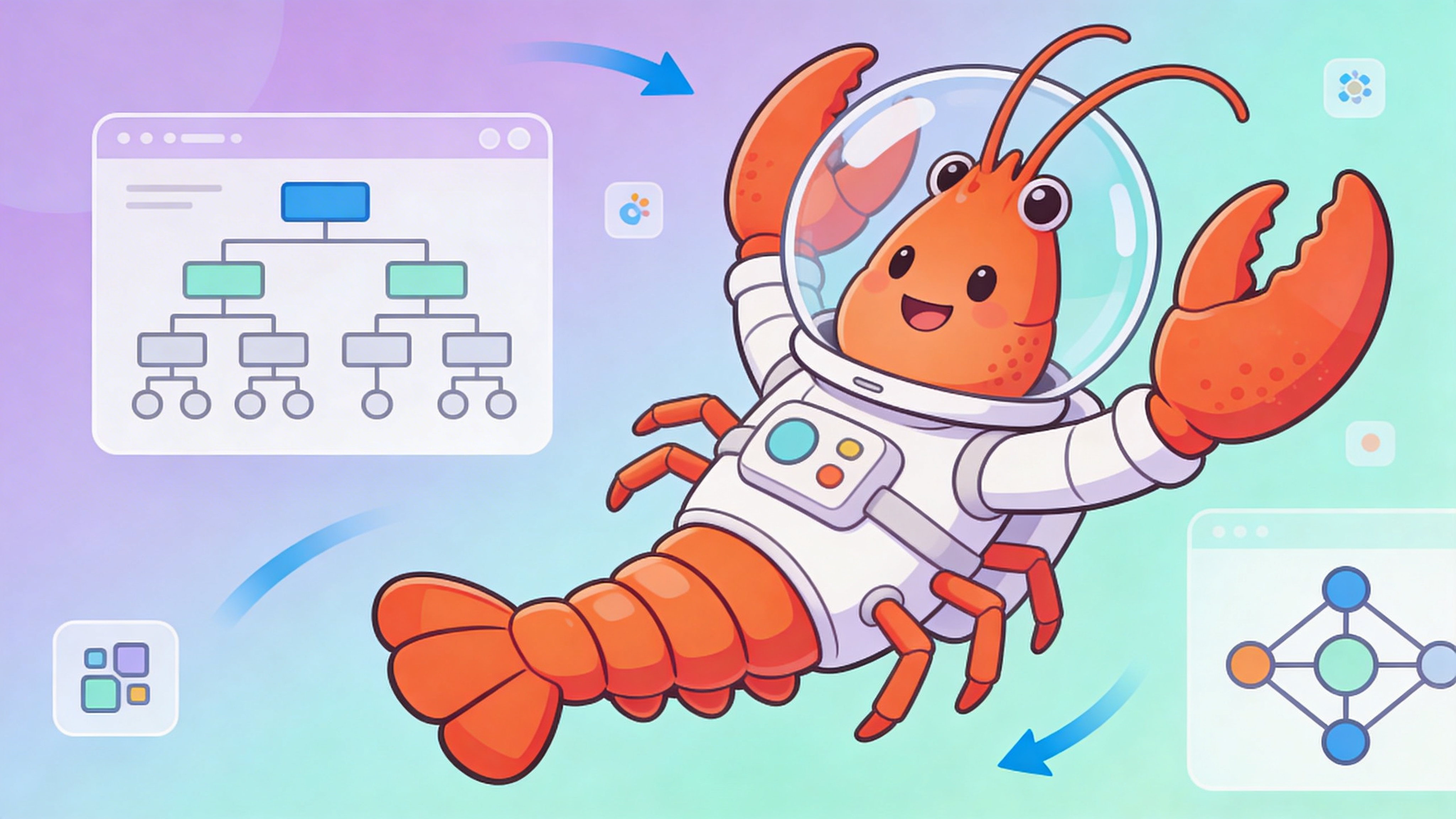 Diagram showing OpenClaw configuration structure